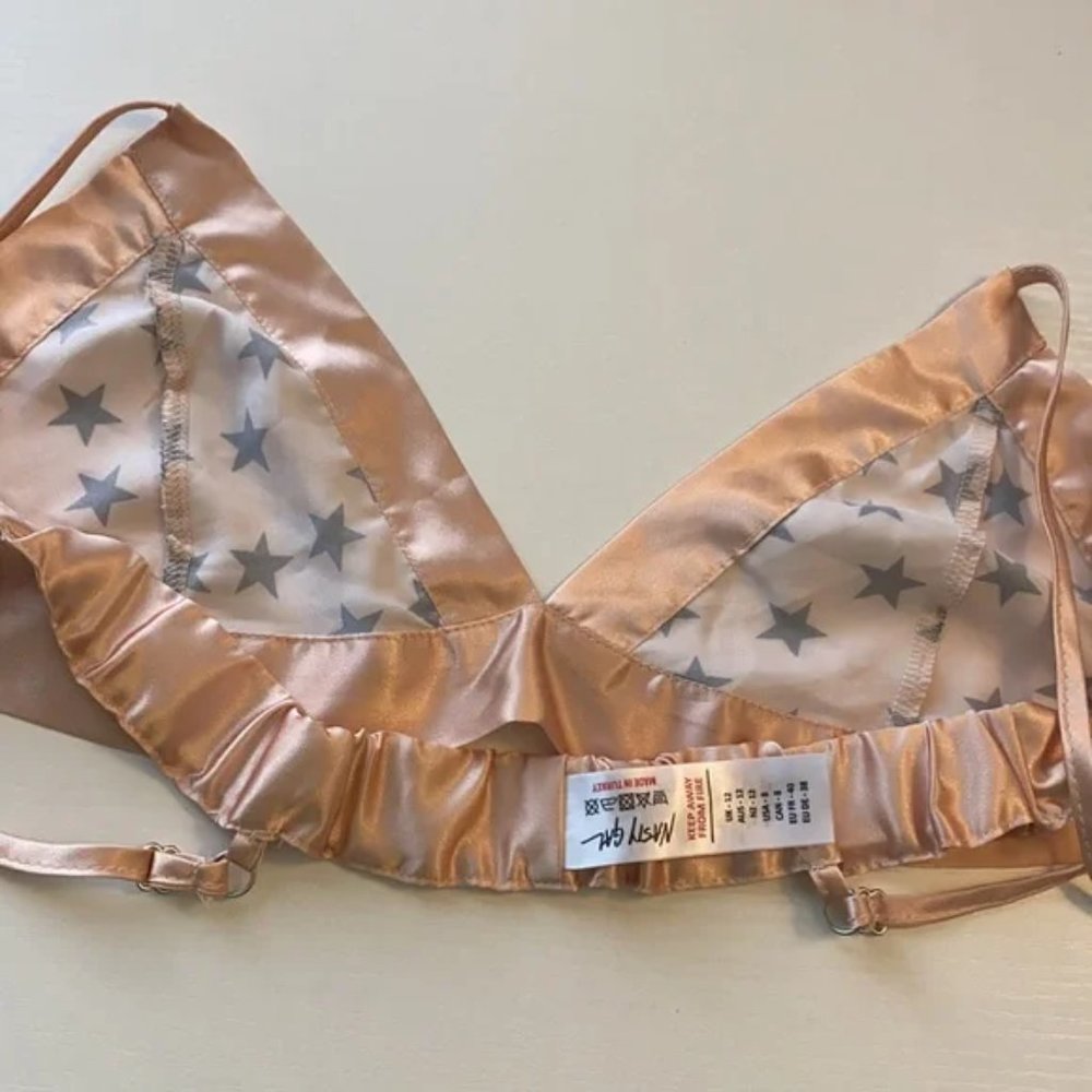 Nasty Gal Star Lightweight Sexy Fashion Bralette Bra 8 - Picture 7 of 9